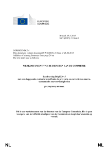EUROPESE COMMISSIE Brussel, 18.3.2015 SWD(2015) 21 final/2