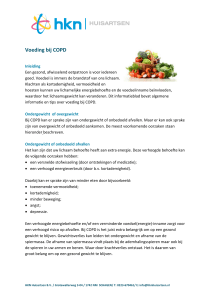 Voeding bij COPD