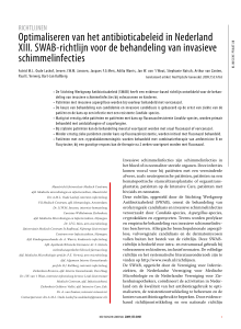 Optimaliseren van het antibioticabeleid in Nederland XIII. SWAB