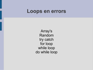 For loop - DJO Amersfoort Cursussen