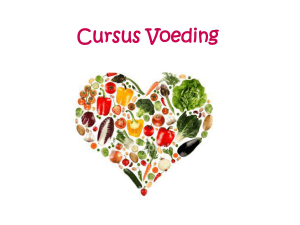 Cursus Voeding - Wikiwijs Maken