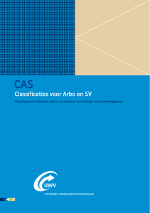 CAS Classificaties voor Arbo en SV