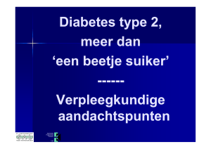 Diabetes type 2 Diabetes type 2, meer dan meer dan ` b tj ik