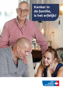 Kanker in de familie, is het erfelijk?