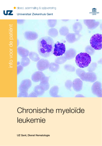 Chronische myeloïde leukemie