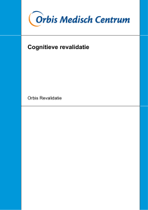 1081 - A4 Internet folder - Cognitieve revalidatie - Orbis