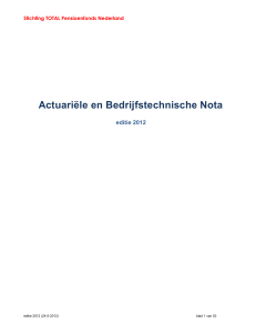 Bekijk de Actuariële en Bedrijfstechnische Nota (ABTN)