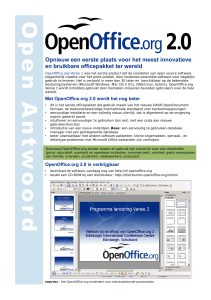 OpenOffice.org V2.0 Product Flyer