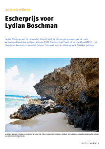 Escherprijs voor Lydian Boschman