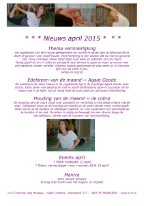 Nieuws april 2015 * * * in-Ki Coaching Yoga Massage – Safari
