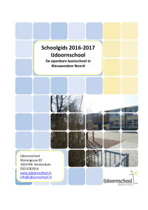Schoolgids 2016-2017 IJdoornschool De openbare basisschool in