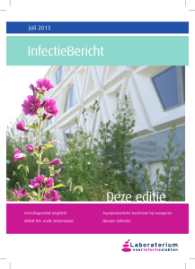 Infectiebericht juli 2013, pdf