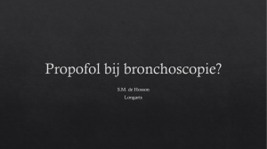 Propofol bij bronchoscopie?