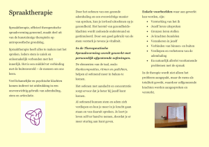 Spraaktherapie - Antroposofisch Therapeuticum Leiden