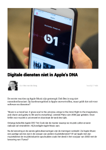 Digitale diensten niet in Apple`s DNA | Bright Ideas