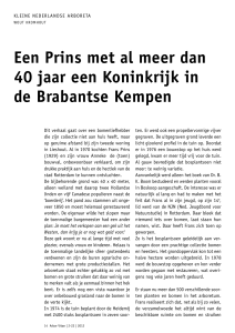 Een Prins met al meer dan 40 jaar een Koninkrijk in de Brabantse