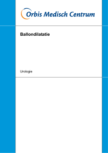 261 - A4 Internet folder - Ballondilatatie - Urologie