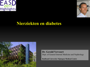 Nierziekten en diabetes