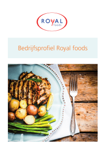 Bedrijfsprofiel Royal foods