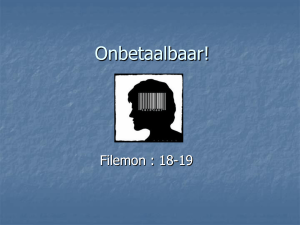 Filemon : 18-19