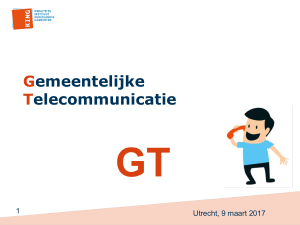 Presentatie GT Mobiele Communicatie 2, 9 maart 2017