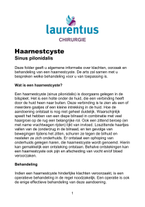 Haarnestcyste - Laurentius Ziekenhuis Roermond