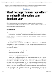 Merel Huizinga - Stichting Philomela