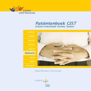 Patiëntenboek GIST - Contactgroep GIST