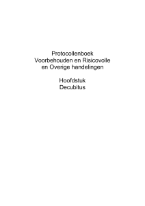 Protocollenboek Voorbehouden en Risicovolle en