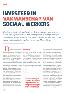 investeer in vakmanschap van sociaal werkers