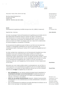 BANK Stichting Gezondheidscentrum Krimpen a/d IJssel Postbus