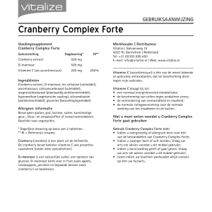 Cranberry Complex Forte