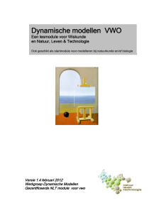 Dynamische modellen VWO