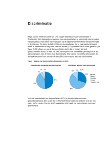 Discriminatie - onderzoekenstatistiek.nl