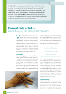 Reumatoïde artritis - Louis Bolk Institute
