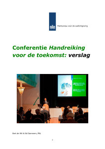 Conferentie Handreiking voor de toekomst: verslag