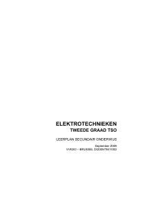 ELEKTROTECHNIEKEN - VVKSO - ICT