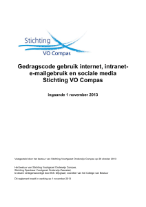 Gedragscode internet (intranet)