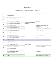 Week - Biologie