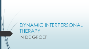 DYNAMIC INTERPERSONAL THERAPY