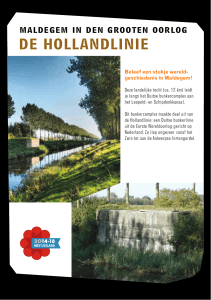 De HollanDlinie - Eerste wereldoorlog Meetjesland