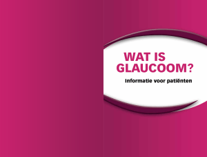 wat is glaucoom?