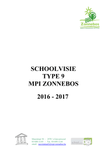 INHOUDSOPGAVE - MPI Zonnebos