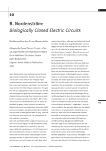B. Nordenström: Biologically Closed Electric Circuits 10
