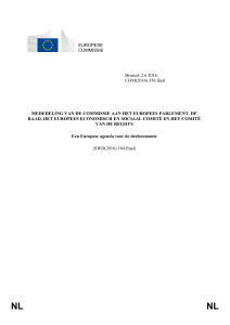 EUROPESE COMMISSIE Brussel, 2.6.2016 COM(2016