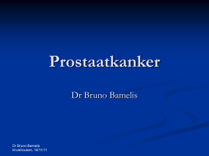 Prostaatkanker - Dr Bruno Bamelis