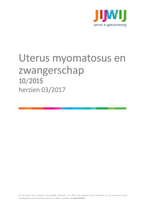 Uterus myomatosus en zwangerschap