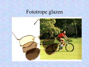 Fototrope glazen - Opticien