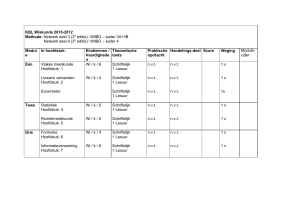 KBL Wiskunde 2008-2010