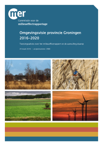 Omgevingsvisie provincie Groningen 2016-2020